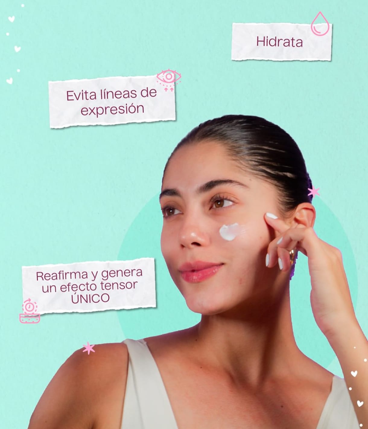 Crema Facial Antienvejecimiento y Tensor